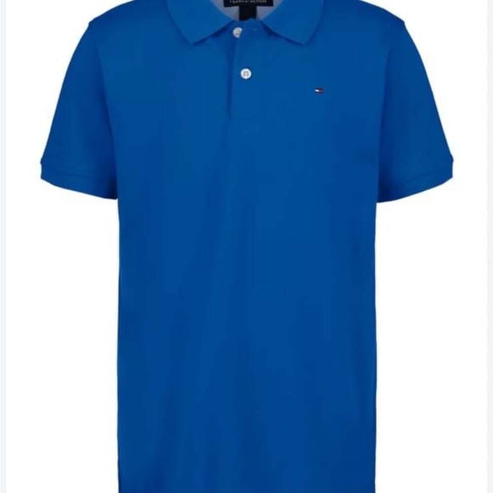 Tommy Hilfiger Boys Royal Blue Polo Shirt NWT